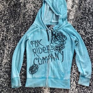 Fox Riders burnout sweatshirt